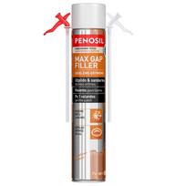 penosil putos - Šiaudelinės putos Penosil Max Gap Filler, 750 ml - 2 nuotrauka