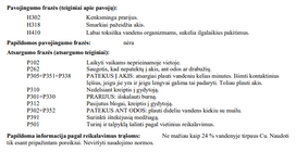 gelems - Mėlynasis akmenėlis (Vario sulfatas) 200 g - 2 nuotrauka