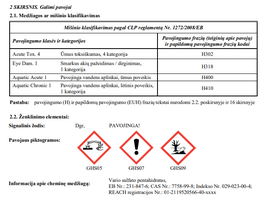 gelems - Mėlynasis akmenėlis (Vario sulfatas) 200 g - 3 nuotrauka