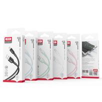 pakrovejas lightning - USB laidas prie Lightning XO NB212, 2.1A 1m (juodas) - 2 nuotrauka