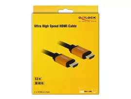 ultra high speed hdmi - Delock 8572 Ultra High Speed HDMI Cable 0.5m - 3 nuotrauka