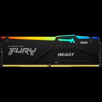 Kingston FURY Beast RGB Juodas (Black) 16GB DDR5 6400MHz CL32 DIMM Kit