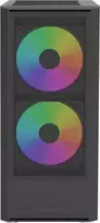 korpusas montech - Montech X2 PLUS (B) Juodas (Black) - 1 nuotrauka