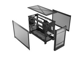 korpusas montech - MONTECH Ten Juodas (Black) - 2 nuotrauka