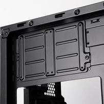 korpusas silverstone - Silverstone CS382 Juodas (Black) - 2 nuotrauka