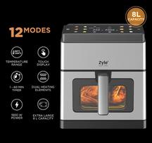 karsto oro gruzdintuve dvigubas - Zyle ZYDUALPROW  Juoda (Black) - 3 nuotrauka