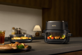 karsto oro gruzdintuves 4.5l - Mova AF20 Pro Juodas (Black) - 2 nuotrauka