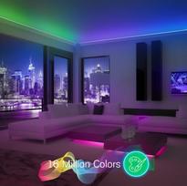 nous - LED juostos komplektas su Bluetooth valdikliu ir maitinimo šaltiniu, RGB, 5m, 24W, TUYA / Smart Life, NOUS - 3 nuotrauka