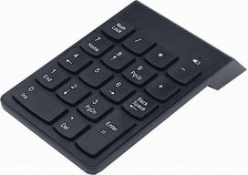 usb klaviatura - Gembird KPD-W-02 Belaidė skaičių klaviatūra, Juoda (Black) - 3 nuotrauka