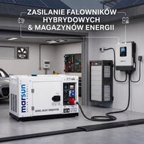 generatoriai avr - DEYE MARSUN 10 kW, 3 fazių, su AVR, ATS - 2 nuotrauka
