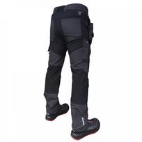 flexpro - Darbo kelnės vyrams Pesso Titan Flexpro, juoda/pilka (Black/Grey), C44 dydis - 2 nuotrauka