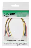 fan cable - Akasa branch cable for 4-pin PWM fans 0.1m, blackCharacteristics    shieldedColor    BlackContact (o - 2 nuotrauka