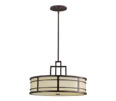 pakabinami sviestuvai senukai - Elstead Lighting Fusion 3, E27, 3 x 60 W, gintaro sp. - 2 nuotrauka