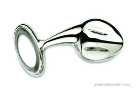 njoy pure - Njoy Pure Plug 2.0 - metalinis analinis kaištis (sidabrinis) - 4 nuotrauka