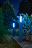 philips hue - Philips Hue Impress stulpinis lauko šviestuvas (Baltas ir spalvotas) - 2 nuotrauka