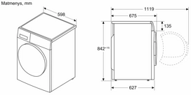 dziovykle su silumos siurbliu - Bosch WRB247D0SN - 3 nuotrauka