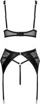 metaliniai ziedai - Cottelli lingerie Bra Set 85B/L Seksuali liemenėlė - 3 nuotrauka