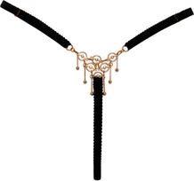stringai moterims - Cottelli lingerie String Decoration S-L kelnaitės, stringai - 3 nuotrauka