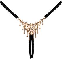 stringai moterims - Cottelli lingerie String Decoration S-L kelnaitės, stringai - 4 nuotrauka