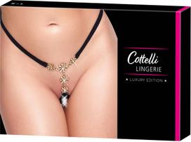 stringai moterims - Cottelli lingerie String Flowers S-L kelnaitės, stringai - 2 nuotrauka