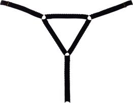 stringai moterims - Cottelli lingerie String Flowers S-L kelnaitės, stringai - 3 nuotrauka