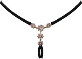 stringai moterims - Cottelli lingerie String Flowers S-L kelnaitės, stringai - 4 nuotrauka
