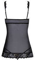 stringai moterims - Black, Silver, Gold Babydoll and String S/M seksualūs naktiniai - 2 nuotrauka