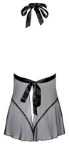 kaklo dirzelis - Lacy & Classy Black Babydoll black L/XL seksualūs naktiniai - 2 nuotrauka