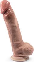 falo imitatoriai - Silexd Prem. Real Skin Model 1 9" realistiškas dildo - 4 nuotrauka
