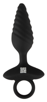 butt plug - Anos Flexible Plug Twisted Analinis kaištis - 3 nuotrauka