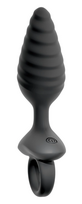 butt plug - Anos Flexible Plug Twisted Analinis kaištis - 4 nuotrauka