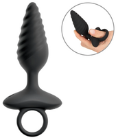 butt plug - Anos Flexible Plug Twisted Analinis kaištis - 5 nuotrauka