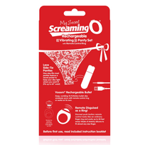 vibrator panties - Raudonos vibruojančios kelnaitės - 2 nuotrauka
