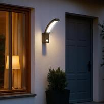 sviestuvai judesio davikliu - Sieninis lauko šviestuvas su judesio davikliu MasterLED Diron 10W IP54 4000K - 7 nuotrauka