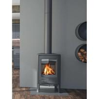 lauko krosnele - Krosnelė Seguin JADE, pilka, su oro padavimu iš lauko - 3 nuotrauka