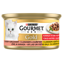 purina gourmet - Purina Gourmet Gold with Salmon and Chicken 85g - 2 nuotrauka
