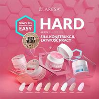 nagu priauginimas - CLARESA Hard&Easy statybinis gelis Skaidrus (Clear), 45 g - 3 nuotrauka