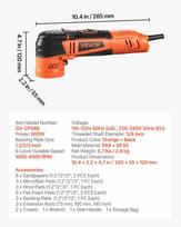 poliruoklis - VEVOR GX-CP08R, 600W - 6 nuotrauka