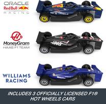 lenktyniu trasos - Mattel Hot Wheels F-1 Racing Grand Prix trasos rinkinys, JDY16 - 10 nuotrauka