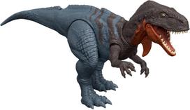 zaislinis dinozauras - Žaislinė figūrėlė Mattel Jurassic World Rebirth Wild Roar Abelisaurus, pilka - 7 nuotrauka