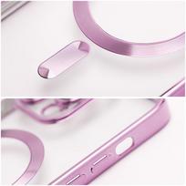 originalus iphone deklas - Oem Electro Mag Cover Case for iPhone 16e - Rožinė auksinė (Rose Gold) - 7 nuotrauka