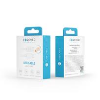 laidai 3a - Forever Cable USB-C - USB-C 3A 1m White - 2 nuotrauka