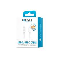 laidai 3a - Forever Cable USB-C - USB-C 3A 1m White - 3 nuotrauka