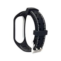 apyranke dirzelis xiaomi mi band - OEM Elastomerinis dirželis LIFESTYLE Xiaomi Mi Band 5/6, juodas (Black) - 5 nuotrauka