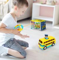 radijo bangomis valdomas zaislas - Dromader RC Bus With Package 02566 - 3 nuotrauka