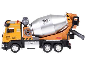 zaislinis automobilio modelis - JOKOMISIADA Betono maišyklė su garsu ir šviesa, ZA5010, Sidabrinė/Geltona (Silver/Yellow) - 9 nuotrauka