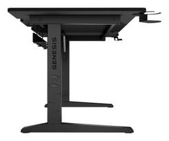 rgb stalas - Kompiuterinių žaidimų stalas reguliuojamo aukščio Genesis Holm Modular 160, 160 cm x 75 cm, 70 - 90 cm, juoda sp. - 2 nuotrauka