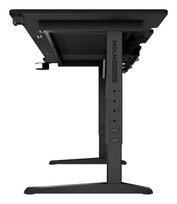 rgb stalas - Kompiuterinių žaidimų stalas reguliuojamo aukščio Genesis Holm Modular 160, 160 cm x 75 cm, 70 - 90 cm, juoda sp. - 3 nuotrauka