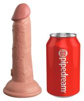 fantazijos lt - King Cock Elite kce 8 Dual Density Cock Light realistiškas dildo - 4 nuotrauka