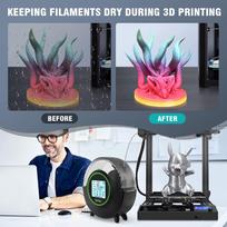 dziovintuvas 3d - SUNLU FilaDryer S2 plastiko džiovintuvas - 4 nuotrauka